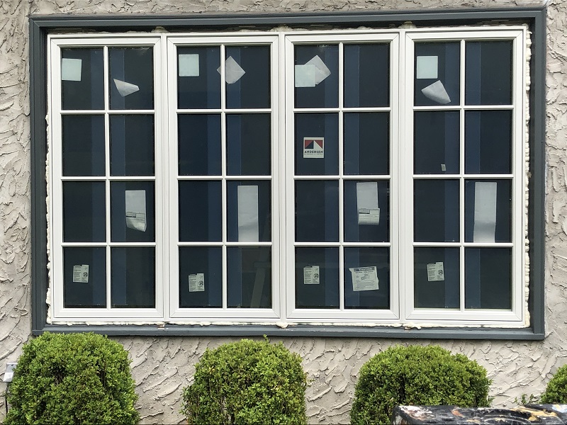 Andersen 400 series casements with full divided light grids 